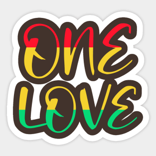 One Love Sticker